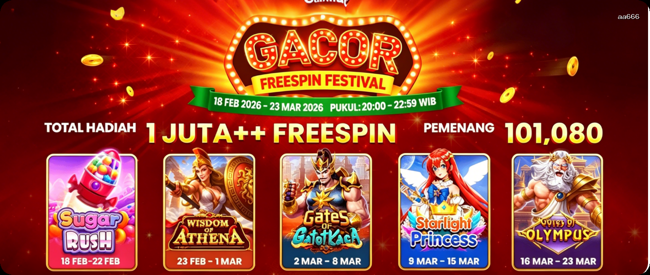 Login aa666 Sekarang Bonus Melimpah